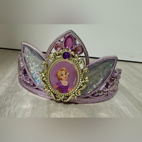 Purple Princess Tiara with Rapunzel Design crow Disney - Picture 1 of 2